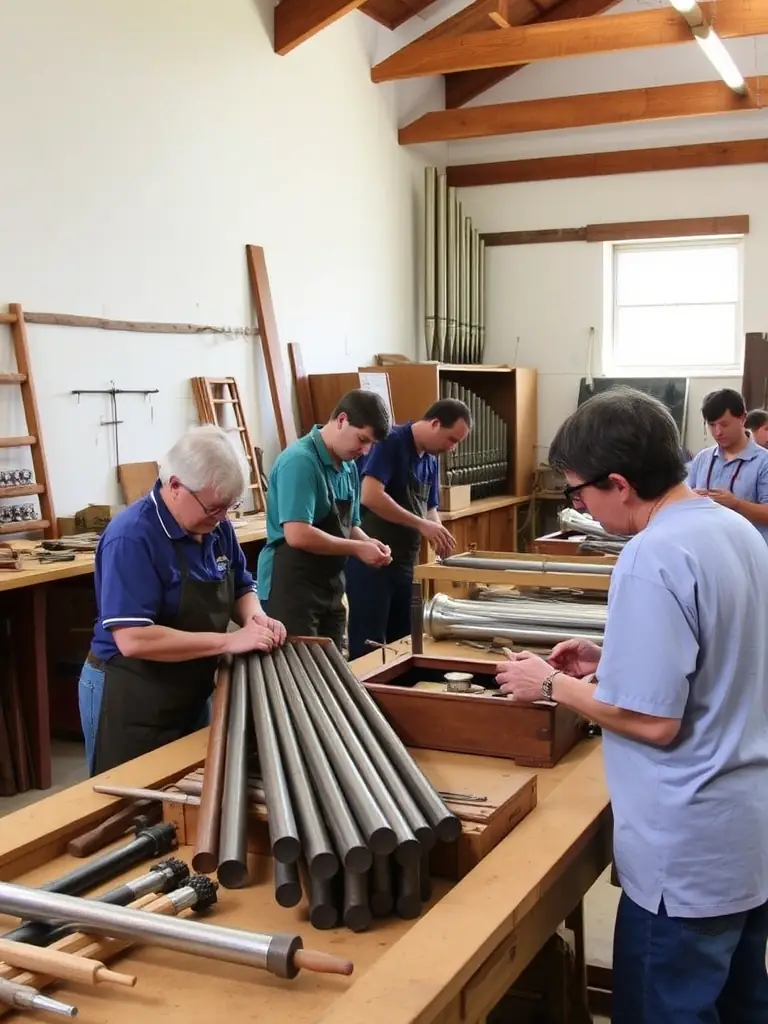 A group of volunteers working diligently on restoring a vintage railway carriage, showcasing the hands-on preservation efforts of CFCB.