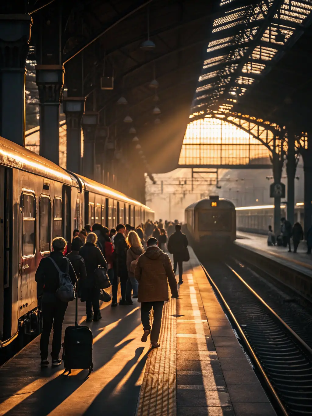 A photo of a community event at the train station, showcasing the social gatherings and celebrations hosted by CFCB.